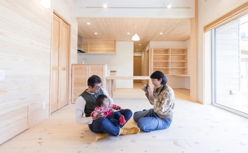 リビングも見渡せ子どもの見守りがしやすい