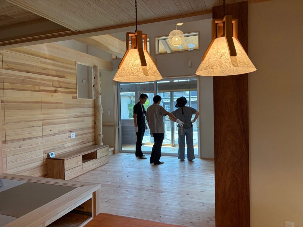 完成見学会無事終了しました。
