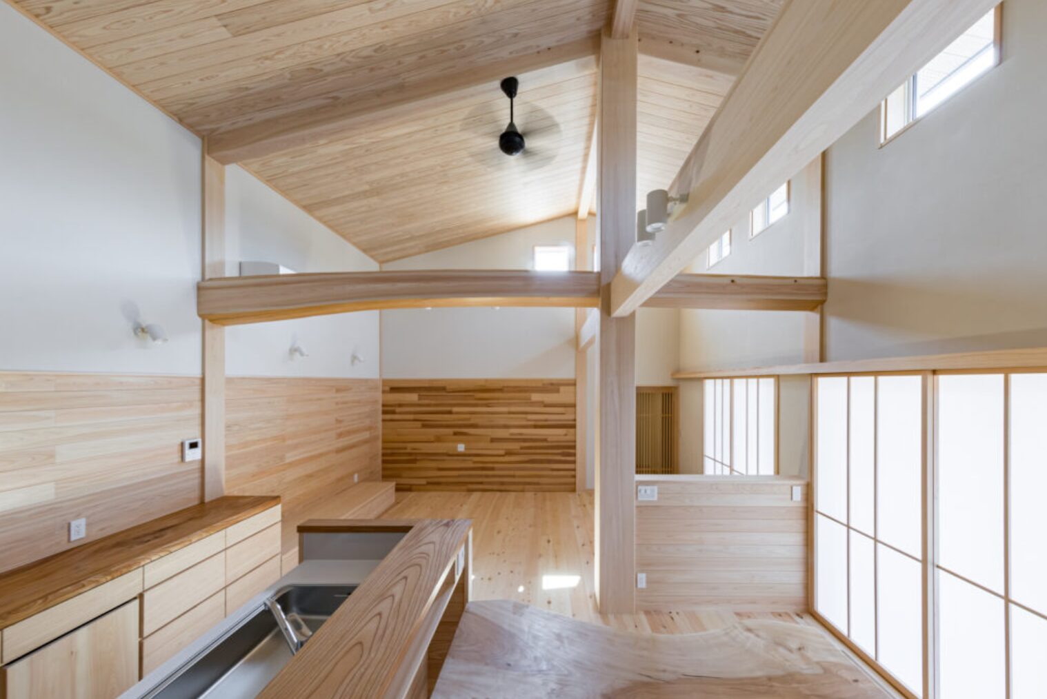 無垢材を使用した住まい